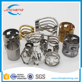 Heat Resistant Metal Random Tower Packing , SS 304 Inner Arc Rings